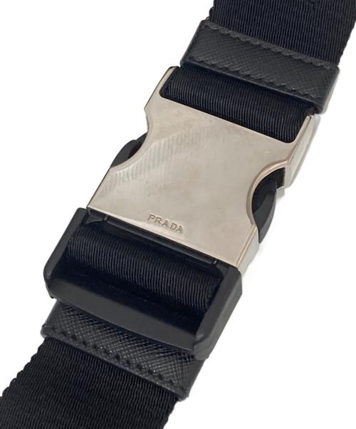 PRADA（プラダ）PRADA (プラダ) ナイロンウエストバッグ VA0056 ブラックの古着・服飾アイテム
