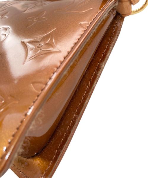 LOUIS VUITTON（ルイ ヴィトン）LOUIS VUITTON (ルイ ヴィトン) モノグラム ヴェルニ レキシトン アクセサリーポーチ　M91133 ブロンズの古着・服飾アイテム