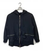 UNDERCOVERISMアンダーカバーイズム）の古着「Cotton sweat zip up hoody（コットン）」｜ブラック