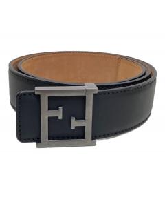 中古・古着通販】GUCCI (グッチ) ハートクレストレザーベルト ブラック