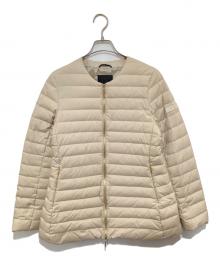 TATRAS×NOLLEY'S（タトラス×ノーリーズ）の古着「FRANCESCA 別注 ノーカラーダウンコート LJXA0383014528」｜ベージュ