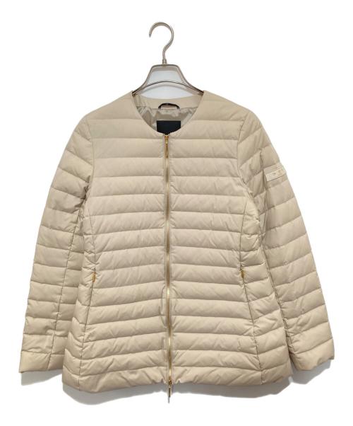 TATRAS（タトラス）TATRAS (タトラス) NOLLEY'S (ノーリーズ) FRANCESCA 別注 ノーカラーダウンコート LJXA0383014528 ベージュ サイズ:03の古着・服飾アイテム