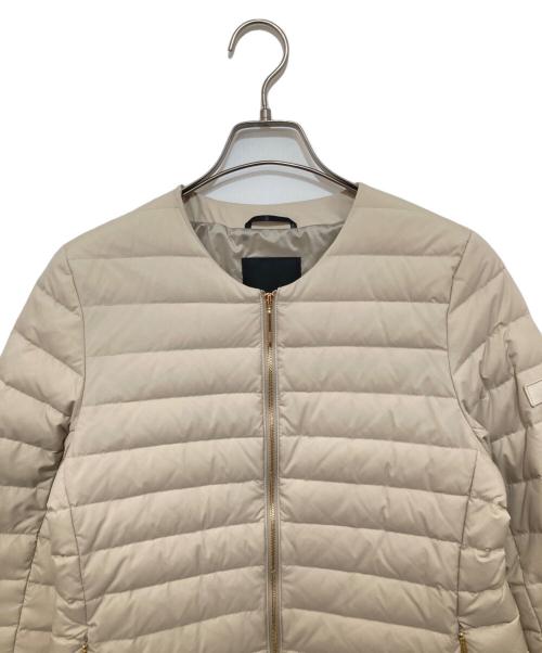 TATRAS（タトラス）TATRAS (タトラス) NOLLEY'S (ノーリーズ) FRANCESCA 別注 ノーカラーダウンコート LJXA0383014528 ベージュ サイズ:03の古着・服飾アイテム