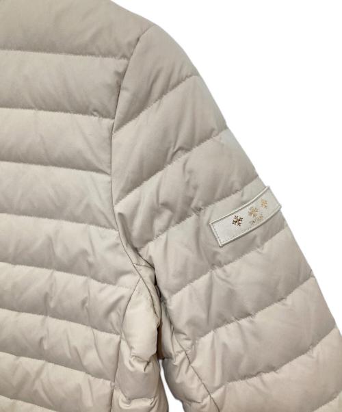 TATRAS（タトラス）TATRAS (タトラス) NOLLEY'S (ノーリーズ) FRANCESCA 別注 ノーカラーダウンコート LJXA0383014528 ベージュ サイズ:03の古着・服飾アイテム