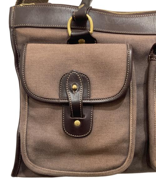 GHURKA（グルカ）GHURKA (グルカ) キャンバス×レザー 2WAYバッグ EXAMINER No5 ブラウンの古着・服飾アイテム