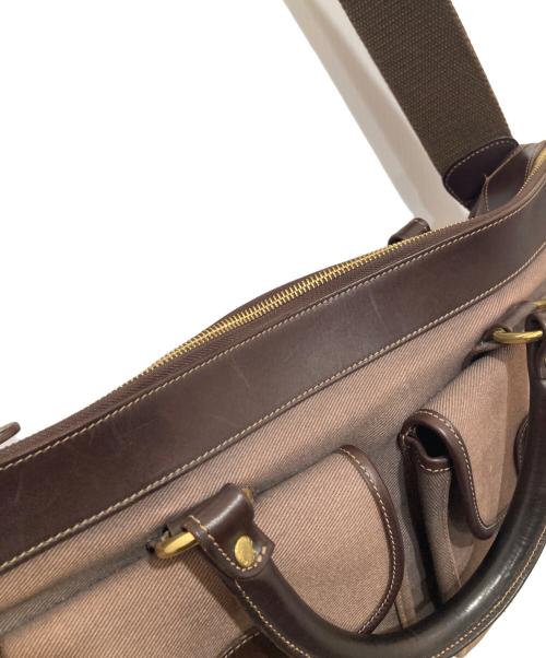GHURKA（グルカ）GHURKA (グルカ) キャンバス×レザー 2WAYバッグ EXAMINER No5 ブラウンの古着・服飾アイテム