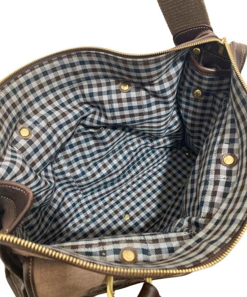 GHURKA（グルカ）GHURKA (グルカ) キャンバス×レザー 2WAYバッグ EXAMINER No5 ブラウンの古着・服飾アイテム