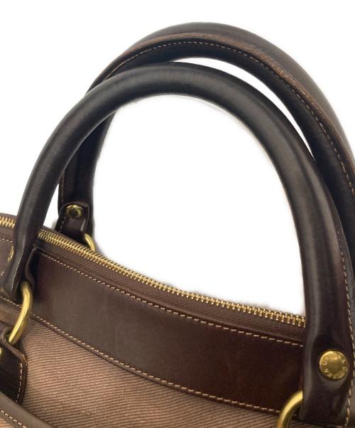 GHURKA（グルカ）GHURKA (グルカ) キャンバス×レザー 2WAYバッグ EXAMINER No5 ブラウンの古着・服飾アイテム