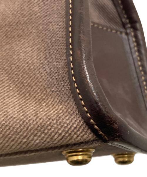 GHURKA（グルカ）GHURKA (グルカ) キャンバス×レザー 2WAYバッグ EXAMINER No5 ブラウンの古着・服飾アイテム