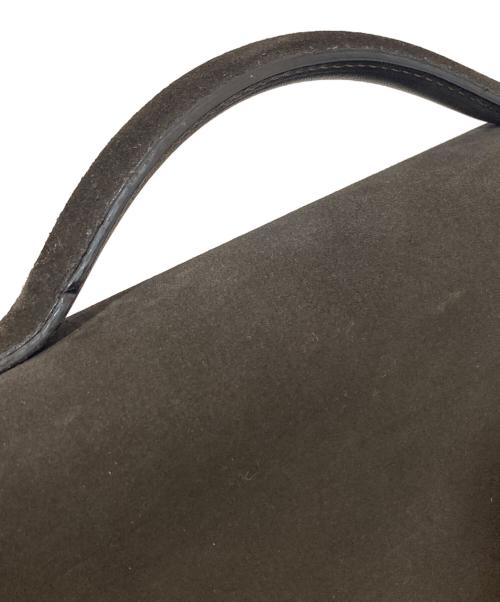 Valextra（ヴァレクストラ）Valextra (ヴァレクストラ) スエード ブリーフケース N370703 ダークブラウンの古着・服飾アイテム