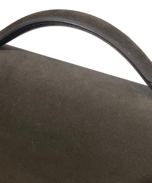 Valextra（ヴァレクストラ）Valextra (ヴァレクストラ) スエード ブリーフケース N370703 ダークブラウンの古着・服飾アイテム