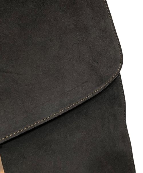 Valextra（ヴァレクストラ）Valextra (ヴァレクストラ) スエード ブリーフケース N370703 ダークブラウンの古着・服飾アイテム