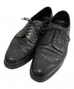 JOSEPH CHEANEYジョセフチーニー）の古着「ロングウィングチップシューズ」｜ブラック