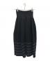 CFCL（シーエフシーエル）の古着「POTTERY SKIRT / ボーダー ニットスカート　CF007KG091」｜ブラック