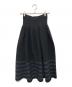 CFCL (シーエフシーエル) POTTERY SKIRT / ボーダー ニットスカート　CF007KG091 ブラック：23000円