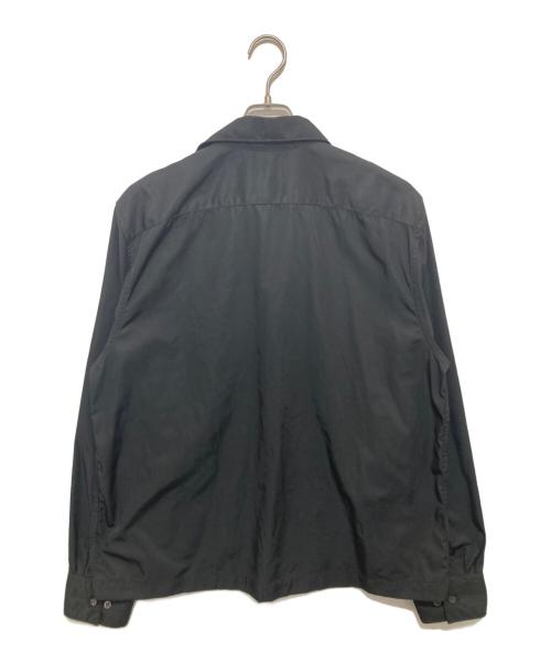 DRIES VAN NOTEN（ドリスヴァンノッテン）DRIES VAN NOTEN (ドリスヴァンノッテン) Corran Shirt in Black　M.W SHIRT　ジップシャツ　241-020707-8210-900 ブラック サイズ:XLの古着・服飾アイテム