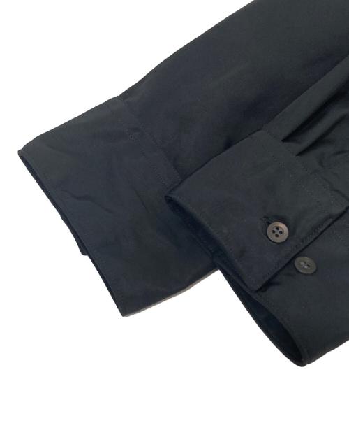 DRIES VAN NOTEN（ドリスヴァンノッテン）DRIES VAN NOTEN (ドリスヴァンノッテン) Corran Shirt in Black　M.W SHIRT　ジップシャツ　241-020707-8210-900 ブラック サイズ:XLの古着・服飾アイテム