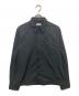 DRIES VAN NOTEN（ドリスヴァンノッテン）の古着「Corran Shirt in Black　M.W SHIRT　ジップシャツ　241-020707-8210-900」｜ブラック