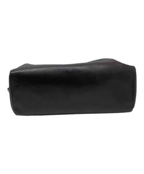 PRADA（プラダ）PRADA (プラダ) Leather Rectangle Bag(レザーバッグ) 01SS ブラック×ブルーの古着・服飾アイテム