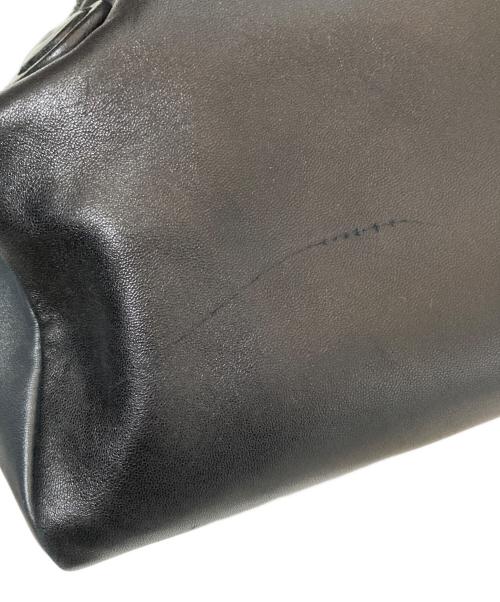 PRADA（プラダ）PRADA (プラダ) Leather Rectangle Bag(レザーバッグ) 01SS ブラック×ブルーの古着・服飾アイテム