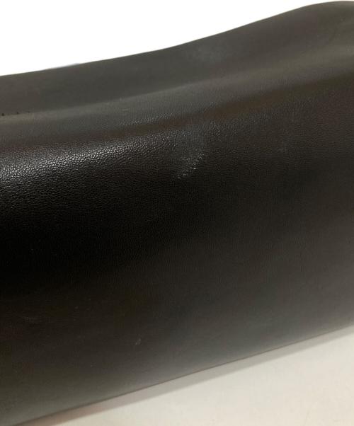 PRADA（プラダ）PRADA (プラダ) Leather Rectangle Bag(レザーバッグ) 01SS ブラック×ブルーの古着・服飾アイテム