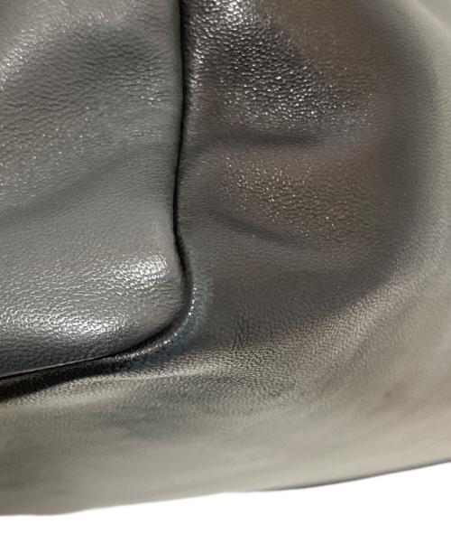 PRADA（プラダ）PRADA (プラダ) Leather Rectangle Bag(レザーバッグ) 01SS ブラック×ブルーの古着・服飾アイテム