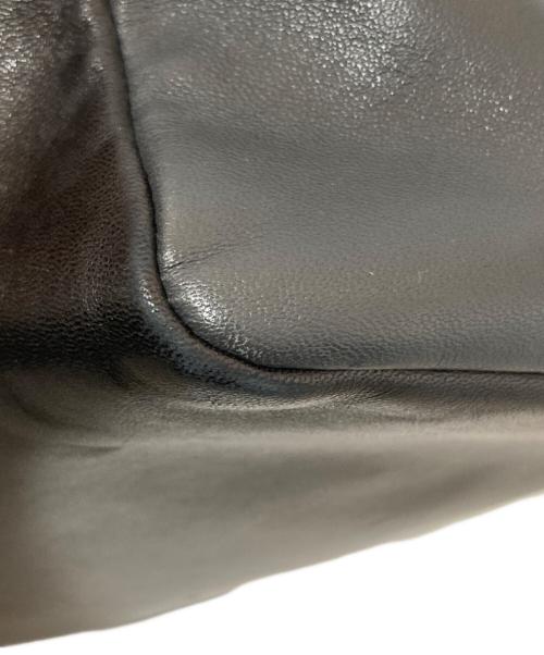 PRADA（プラダ）PRADA (プラダ) Leather Rectangle Bag(レザーバッグ) 01SS ブラック×ブルーの古着・服飾アイテム