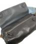 中古・古着 PRADA (プラダ) Leather Rectangle Bag(レザーバッグ) 01SS ブラック×ブルー：40000円