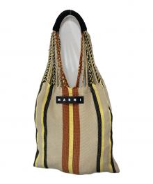 MARNI（マルニ）の古着「MARKET HAMMOCK BAG　マーケットハンモックバッグ SHMH0009A0」｜ベージュ