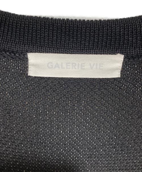 GALERIE VIE（ギャルリーヴィー）GALERIE VIE (ギャルリーヴィー) インレーニット ピークドラペルジャケット 	GORE-TEX ブラック サイズ:FREEの古着・服飾アイテム