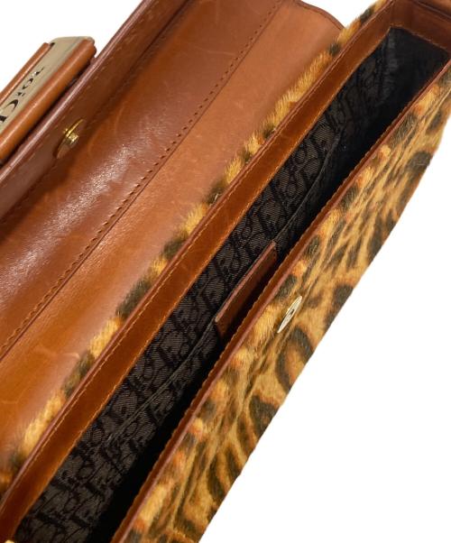 Christian Dior（クリスチャン ディオール）Christian Dior (クリスチャン ディオール) ワンショルダーバッグ 15-MA-0094 レオパード ストリートシック  ブラウンの古着・服飾アイテム