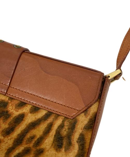 Christian Dior（クリスチャン ディオール）Christian Dior (クリスチャン ディオール) ワンショルダーバッグ 15-MA-0094 レオパード ストリートシック  ブラウンの古着・服飾アイテム
