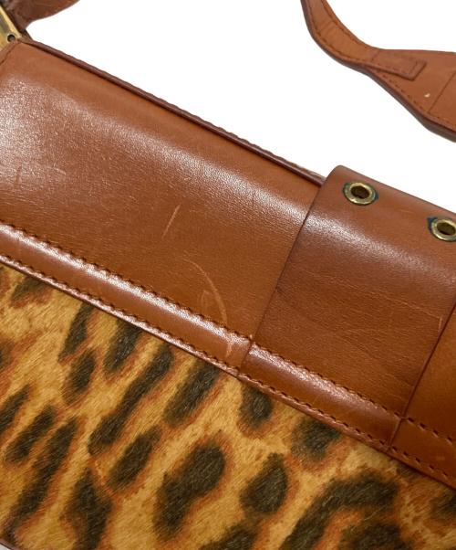 Christian Dior（クリスチャン ディオール）Christian Dior (クリスチャン ディオール) ワンショルダーバッグ 15-MA-0094 レオパード ストリートシック  ブラウンの古着・服飾アイテム