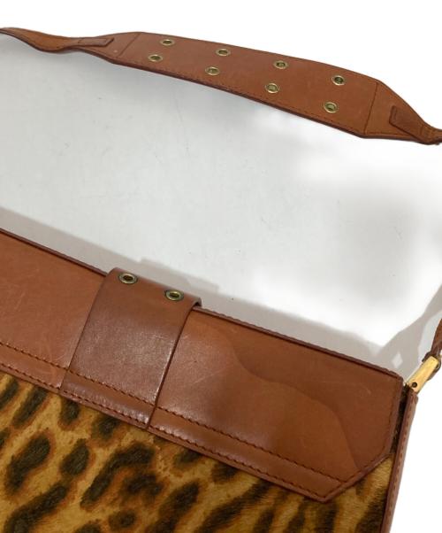 Christian Dior（クリスチャン ディオール）Christian Dior (クリスチャン ディオール) ワンショルダーバッグ 15-MA-0094 レオパード ストリートシック  ブラウンの古着・服飾アイテム