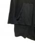 中古・古着 Yohji Yamamoto pour homme (ヨウジヤマモト プールオム) デザインロングパーカー　ジップパーカー　HU-T77-383 ブラック サイズ:2：18000円
