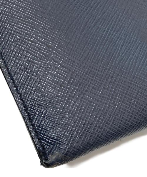 PRADA（プラダ）PRADA (プラダ) MONKEY ROBOT CLUTCH モンキーロボットクラッチバッグ 三角プレート ネイビーの古着・服飾アイテム