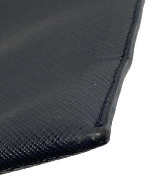 PRADA（プラダ）PRADA (プラダ) MONKEY ROBOT CLUTCH モンキーロボットクラッチバッグ 三角プレート ネイビーの古着・服飾アイテム