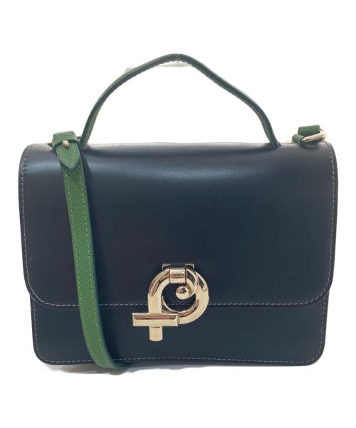 FONTANA MILANO 1915（フォンタナミラノ1915）FONTANA MILANO 1915 (フォンタナミラノ1915) Trebbia 26 grande ブラック×グリーンの古着・服飾アイテム