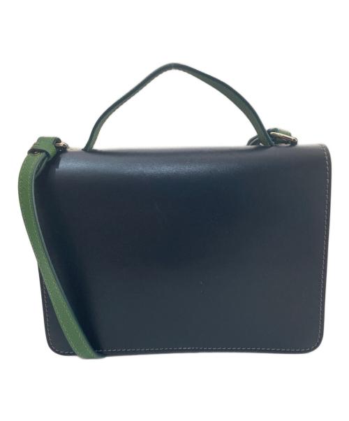 FONTANA MILANO 1915（フォンタナミラノ1915）FONTANA MILANO 1915 (フォンタナミラノ1915) Trebbia 26 grande ブラック×グリーンの古着・服飾アイテム