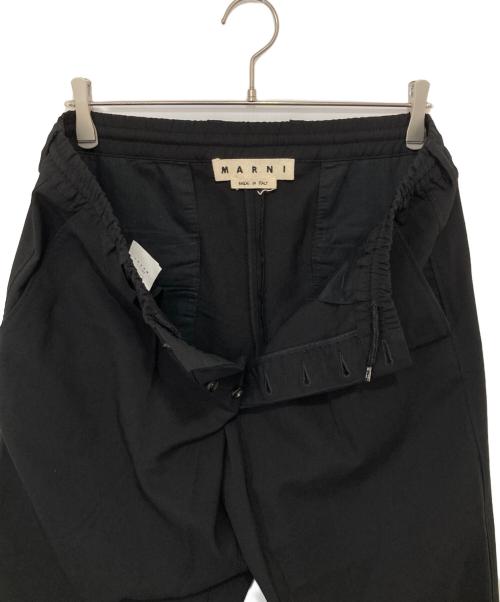 MARNI（マルニ）MARNI (マルニ) トロピカルウール イージパンツ PUMU0017A0 S45455 ブラック サイズ:44の古着・服飾アイテム