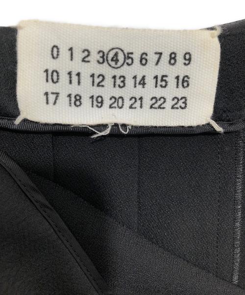 Maison Margiela（メゾンマルジェラ）Maison Margiela (メゾンマルジェラ) 切替プリーツロングスカート ブラック サイズ:42の古着・服飾アイテム