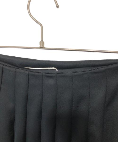 Maison Margiela（メゾンマルジェラ）Maison Margiela (メゾンマルジェラ) 切替プリーツロングスカート ブラック サイズ:42の古着・服飾アイテム