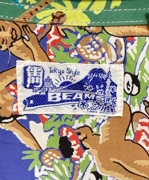 Sun Surf（サンサーフ）Sun Surf (サンサーフ) BEAMS (ビームス) 別注 雷門 レーヨンアロハシャツ マルチカラー サイズ:Sの古着・服飾アイテム