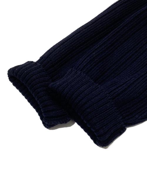 Maison Margiela（メゾンマルジェラ）Maison Margiela (メゾンマルジェラ) Vネック コットンニット　S51HA0720 ネイビー サイズ:Sの古着・服飾アイテム
