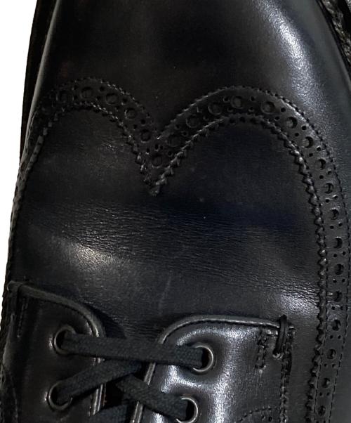 F.LLI Giacometti（フラテッリ ジャコメッティ）F.LLI Giacometti (フラテッリ ジャコメッティ) ロングウイングチップシューズ ネイビー サイズ:41の古着・服飾アイテム