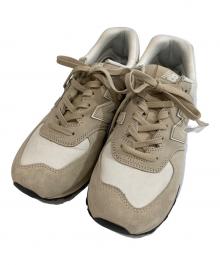 NEW BALANCE×eYe COMME des GARCONS JUNYAWATANABE MAN（ニューバランス×アイ コム デ ギャルソン ジュンヤ ワタナベ マン）の古着「コラボ ローカットスニーカー　ML574WJT」｜ベージュ