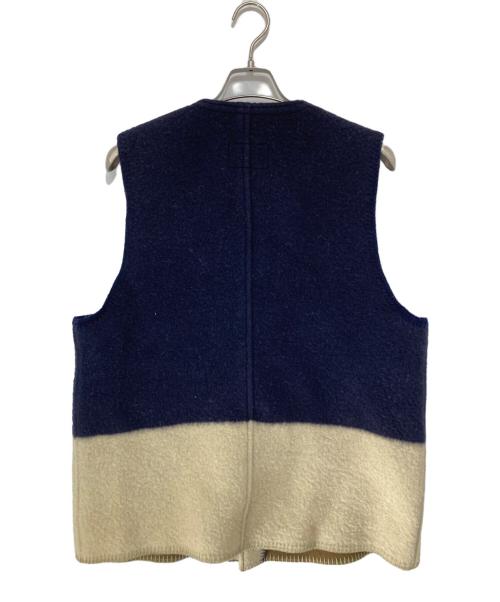 NIGEL CABOURN（ナイジェルケーボン）NIGEL CABOURN (ナイジェルケーボン) ブランケットジャーキンベスト　8041-00-70007 ネイビー サイズ:48の古着・服飾アイテム