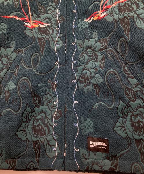 NEIGHBORHOOD（ネイバーフッド）NEIGHBORHOOD (ネイバーフッド) 23AW スーベニアジャカードシャツジャケット　232UTNH-JKM04 グリーン サイズ:Lの古着・服飾アイテム