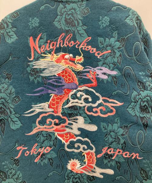 NEIGHBORHOOD（ネイバーフッド）NEIGHBORHOOD (ネイバーフッド) 23AW スーベニアジャカードシャツジャケット　232UTNH-JKM04 グリーン サイズ:Lの古着・服飾アイテム