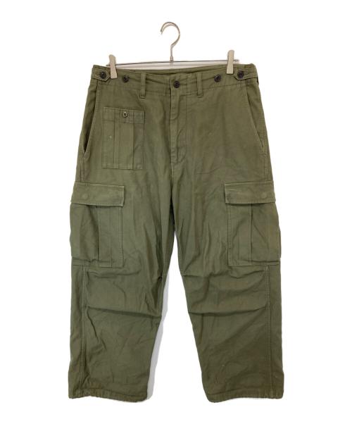 NIGEL CABOURN（ナイジェルケーボン）NIGEL CABOURN (ナイジェルケーボン) ARMY CARGO PANT - SATEEN (アーミー カーゴパンツ)　80340050012 オリーブ サイズ:34の古着・服飾アイテム